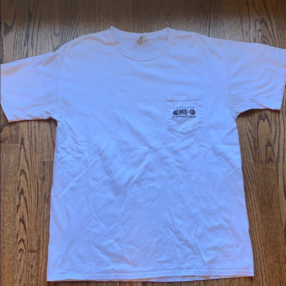 White Oklahoma Chi Omega T-shirt